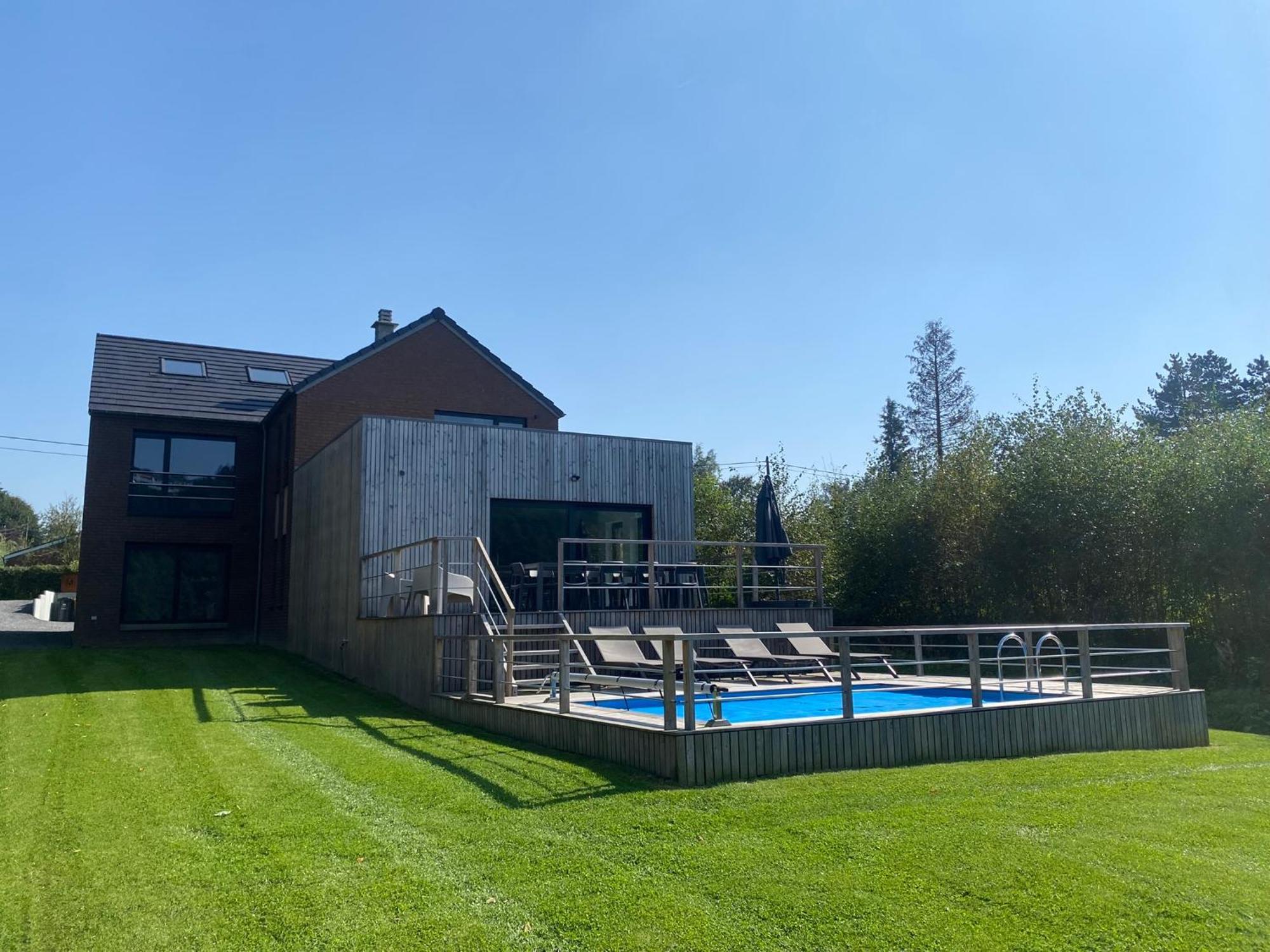 La Villa M Sart-lez-Spa Bagian luar foto